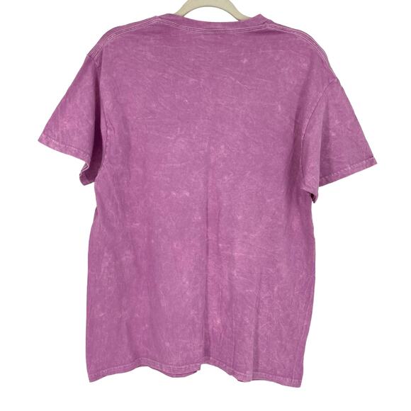 Officially Licensed Van Halen 1979 Tour T-Shirt Pink Acid Wash Large NWOT - Picture 2 of 5